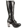 Boot M.TR005-S1 lange laars met zilveren Boot M.TR005-S1 lange laars met zilveren